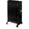 Image de Radiateur à bain dhuile - 2000 W - DOMO - DO7327R - 42 5 x 28 x 64 cm - Noir