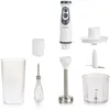 Image de Ensemble Mixeur - DOMO - DO1089M - 600 W - Vitesse variable + Turbo - Mixeur plongeur fouet hachoir verre gradué - Blanc