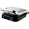 Image de DOMO Genius électrique Grill à contact revêtement anti-adhésif avec écran acier inoxydable noir