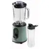 Image de Blender 2 en 1 domo blend balance do734bl 800 w vert, pichet verre 1,5 l et gourde 600 ml, vitesse variable, pulse glace pilee DO734BL