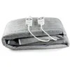 Image de Chauffe-lit Électrique 2 Personnes Domo - 6 Niveaux De Chaleur - Molleton De Flanelle - 160x140 Cm - Gris