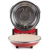 Image de Four a pizza - domo - do9284pz - électrique 1200w - pierre en céramique - rouge DOM1742035849802