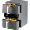 Image de Domo Do549fr Friteuse Double 10 L Autonome 2500 W Friteuse D’air Chaud Gris