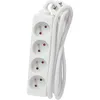 Image de CHACON Bloc multiprise 4 prises 16A 15m blanc