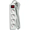 Image de CHACON Bloc multiprise avec interrupteur 4 prises 16A 3m blanc