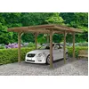 Image de Carport Solid Superia Carport S7722 500x400cm 273cm Multicolor Bois
