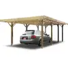 Image de Carport Voiture Bois "carport Modular" - 19.96 M² - 6.06 X 5.06 X 2.73