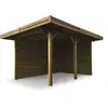 Image de Carport Voiture Bois - 11.64 M² - 4.06 X 5.06 M