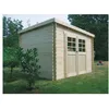 Image de Abri de jardin - SOLID - Brest - Bois massif - 298x298cm - Double porte sécurisée