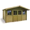 Image de Abri Jardin Bois "dole" - Modèle Imprégné - 11.56 M² - 3.88 X 2.98 X 2.