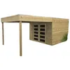 Image de Abri de jardin en bois traité Matera 298x291+293cm