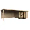 Image de Abri De Jardin Sagres 3036 X 3036 Mm + Auvent 3948 Mm ? 28 Mm