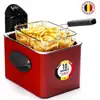 Image de Frifri 1905r - Friteuse - Métal - 3200 W - Rouge