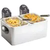 Image de Friteuse Frifri Professionnelle Double Panier Inox 6400w
