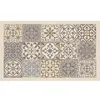 Image de Tapis - Velvet - Carreau Ciment Ocre - 100% PA - 1180g/m² - 5mm de hauteur de poils
