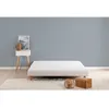 Image de Rakenne Sommier Tapissier A Lattes 160 X 200 - Bois Massif Blanc + Pieds