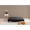 Image de Sommier tapissier 160x200 cm - Noir - Pieds inclus - DEKO DREAM Rakenne
