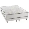 Image de Deko dream ensemble matelas 180 x 200 + 2 sommiers 2 x 90 x 200 - ressorts - 24 cm - 5 zones - equilibré - detente 190009610
