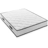 Image de Matelas 140 x 190 cm - Hauteur 24 cm - 580 ressorts ensachés - 7 zones - Equilibré - réversible - fabriqué en Belgique - DEKO DREAM