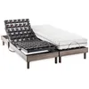 Image de Ensemble Relaxation Électrique Matelas + Sommier - 2x80x200 Cm - Matelas Ressorts Ensachés Ergo 9 Dreamzone