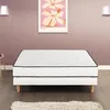 Image de Ensemble matelas sommier 140 x 200 cm Hauteur 24 cm - ressorts ensachés - 7 zones - réversible - fabriqué en Belgique - DEKO DREAM