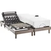 Image de Ensemble Relaxation Électrique Physiomax - Matelas + Sommiers 2x80x200 Cm - Ressorts Ensachés - Ergo 6