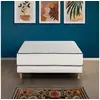 Image de Matelas à ressorts ensachés deko dream detente 27 cm 180x200 avec 2 sommiers 90x200 tapissiers blanc, 7 zones de confort 190.01178.0