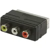 Image de Adaptateur RCA - VALUELINE - PÉRITEL mâle vers 3 RCA femelles - Noir - Audio - Convertisseur