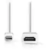 Image de Câble Mini Displayport Vers Hdmi  Mini Displayport Mâle - Sortie Hdmi  0,2 M Blanc