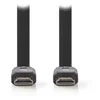 Image de NEDIS Câble HDMI plat haute vitesse avec Ethernet Noir (3 mètres)