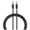 Image de Câble Audio Stéréo 3.5 Mm Mâle 3.5 Mm Mâle Plaqué Or 5.00 M Nedis - Cabw22000at50