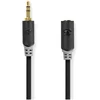 Image de Câble Audio Stéréo 3.5 Mm Mâle 3.5 Mm Femelle Plaqué Or 2.00 M Nedis - Cabw22050at20