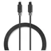 Image de Câble Audio Optique Toslink Male Toslink Male 1.00 M Rond Pvc Nedis - Cabw25000at10