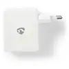 Image de Nedis Wchau481awt Chargeur D'appareils Mobiles Smartphone, Tablette Blanc Secteur