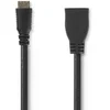 Image de Nedis Cvgp34590bk02 Câble Hdmi 0,2 M Hdmi Type C (mini) Hdmi Type A (standard) Noir