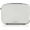 Image de Grille pain - NEDIS KABT510EWT - Blanc - 900 Watt - 2 tranches - Fonction de dégivrage - 6 niveaux de dorage