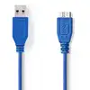 Image de Câble Usb 3.0 A Mâle - Micro B Mâle 5,0 M Bleu