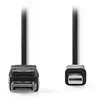 Image de NEDIS Câble DisplayPort mâle vers Mini DisplayPort mâle 4K Noir (3 m)
