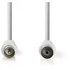 Image de Câble coaxial 90 dB - NEDIS - 25 m - Blanc - Connecteur IEC mâle - Connecteur IEC femelle