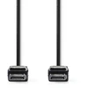 Image de Câble Displayport 1.2 Nedis Ccgb37010bk20 2,0 M - Connecteur Male Noir