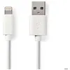 Image de Câble Lightning USB - Valueline - 1 m - Blanc - Synchronisation et charge - Apple iPad/iPhone/iPod