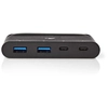 Image de Nedis Tcarf250bk Hub & Concentrateur Usb 3.2 Gen 1 (3.1 Gen 1) Type-c Noir