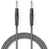 Image de câble audio asymétrique 635 mm mâle - 635 mm mâle 30 m gris