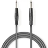 Image de Nedis Câble Audio Asymétrique 6.35 mm Mâle/Mâle Gris - 3 m