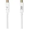 Image de Câble Usb Nedis Usb-c 3.2 Gen 2 Blanc 1 Mètre