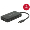 Image de Câble Adaptateur Usb-c  Type-c  Mâle - Sortie Hdmi  0,2 M Anthracite