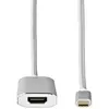 Image de Câble Adaptateur Nedis Cctb64680al20 Usb-c Hdmi 2m Argent