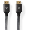 Image de Nedis Cvtb35000gy30 Câble Hdmi 3 M Hdmi Type A (standard) Gris