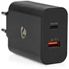 Image de Nedis Chargeur Mural Usb-c 65w + Quick Charge 3.0 Usb-a Noir