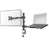 Image de Nedis Support De Moniteur De Bureau + Support Pour Pc Portable